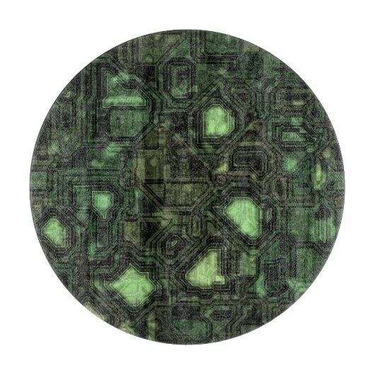 Achtergrond computercircuit snijplank (Voorkant)