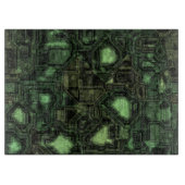 Achtergrond computercircuit snijplank (Voorkant)