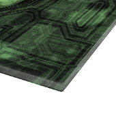 Achtergrond computercircuit snijplank (Hoek)