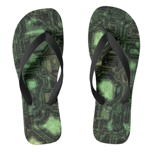 Achtergrond computercircuit teenslippers (Voetbed)