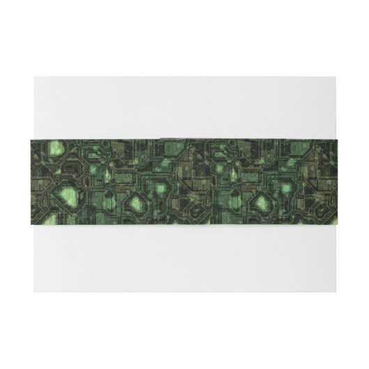 Achtergrond computercircuit uitnodigingen wikkel (Achterkant Voorbeeld)