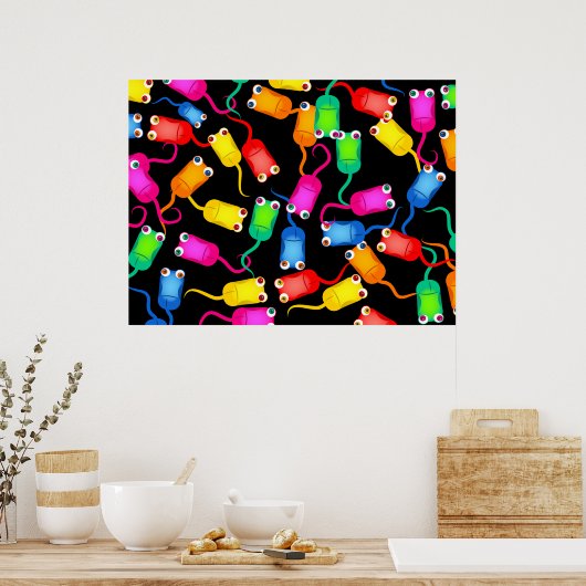 Achtergrond computermuis poster (Keuken)