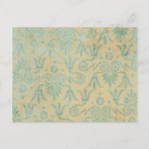 Achtergrond Decoratief patroonblauw grunge Briefkaart