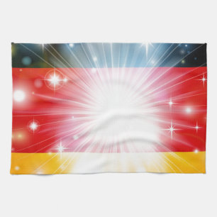 Achtergrond Duitse vlag Theedoek