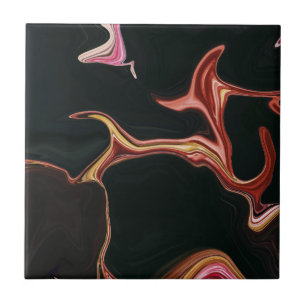 Achtergrond Elegant Black Marble Texble Tegeltje