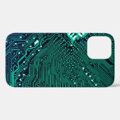 Achtergrond elektronische circuitplaat, abstract,  Case-Mate iPhone case (Achterkant (horizontaal))