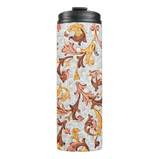  achtergrond - Floral Pattern uit 18e eeuw Thermosbeker