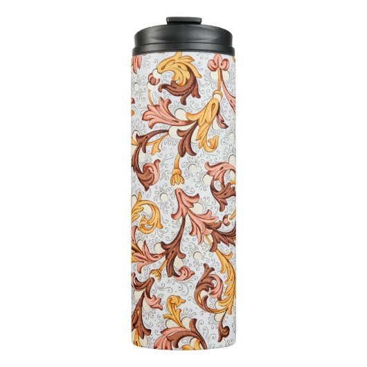  achtergrond - Floral Pattern uit 18e eeuw Thermosbeker (Voorkant)