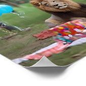 Achtergrond foto's van de Lion van de Birthday Par Poster (Hoek)