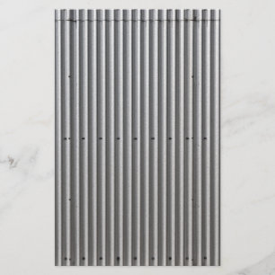 Achtergrond gegolfd metaal briefpapier