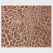 achtergrond Giraffe patroon Cadeaupapier (Vlak)