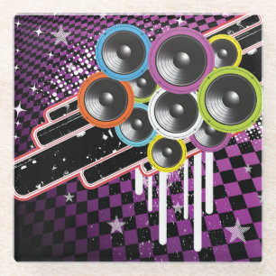 Achtergrond Glazen Onderzetter