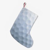 Achtergrond Golf Ball Print Pattern Kleine Kerstsok (Voorkant (Hangend))