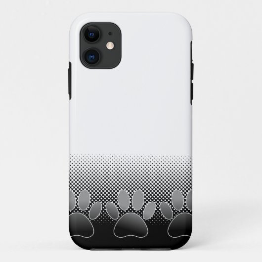 Achtergrond grijs en wit snijpad Case-Mate iPhone case (Achterkant)