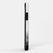 Achtergrond grijs en wit snijpad Case-Mate iPhone case (Achterkant/rechts)