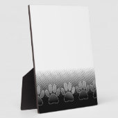 Achtergrond grijs en wit snijpad fotoplaat (Zijkant)