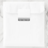 Achtergrond grijs en wit snijpad vierkante sticker (Tas)