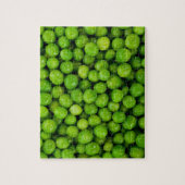 Achtergrond groene erwten legpuzzel (Verticaal)
