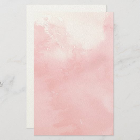 achtergrond grote waterverf - waterverf verven 3 briefpapier (Voorkant / Achterkant)