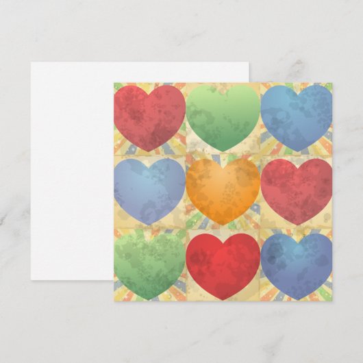 Achtergrond hart (Voorkant / Achterkant)