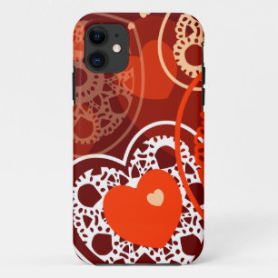 Achtergrond hart iPhone 11 hoesje