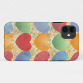 Achtergrond hart, iPhone-case Case-Mate iPhone Case (Achterkant (horizontaal))