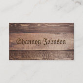 Achtergrond hout visitekaartje (Voorkant)