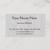 Achtergrond hout visitekaartje (Achterkant)