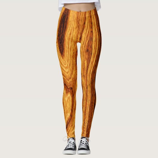 Achtergrond houten graan leggings (Voorkant)