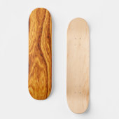 Achtergrond houten graan skateboard (Voorkant)