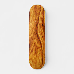 Achtergrond houten graan skateboard