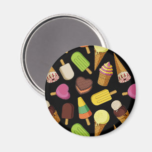 Achtergrond Ice Cream Magneet