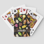 Achtergrond Ice Cream Pokerkaarten (Achterkant)