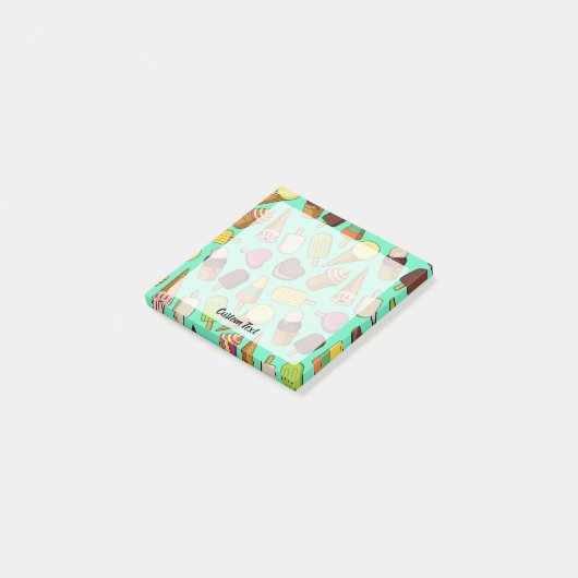 Achtergrond Ice Cream Post-it® Notes (Schuin)