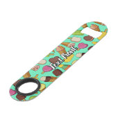 Achtergrond Ice Cream Speed Flessenopener (Voorkant Gekanteld)