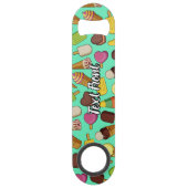 Achtergrond Ice Cream Speed Flessenopener (Voorkant)