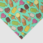 Achtergrond Ice Cream Tissuepapier (Detail)