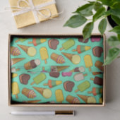 Achtergrond Ice Cream Tissuepapier (Geschenk)