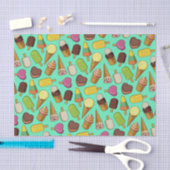 Achtergrond Ice Cream Tissuepapier (Craft)