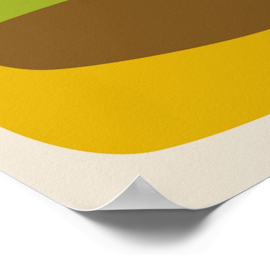 Achtergrond, illustratie, midden, eeuw, modern, p poster (Hoek)