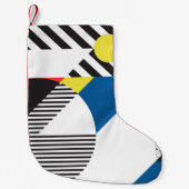 Achtergrond in retro moderne stijl kleine kerstsok (Voorkant)