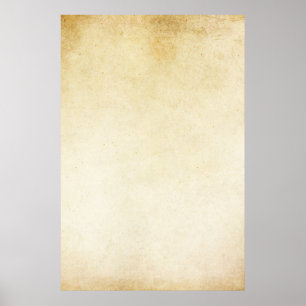 Achtergrond Ivory Grunge Parchment Paper Poster
