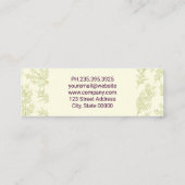 Achtergrond Juniper Branches Mini Visitekaartje (Achterkant)