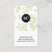 Achtergrond Juniper Branches Visitekaartje (Achterkant)