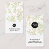 Achtergrond Juniper Branches Visitekaartje (Voorkant / Achterkant)