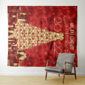 Achtergrond kerstfeestfoto's wandkleed (In Situ (horizontaal))