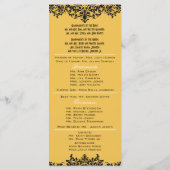 Achtergrond kleur bruiloft programma wijzigen (Achterkant)