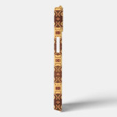 Achtergrond kleurig retropatroon Case-Mate iPhone case (Achterkant / Rechts)