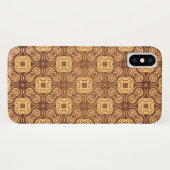 Achtergrond kleurig retropatroon Case-Mate iPhone case (Achterkant (horizontaal))