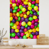 Achtergrond kleurig snoep poster (Keuken)